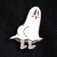 Booty Ghost Funny Enamel Pin
