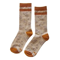 Moth & Moons Crew Socks