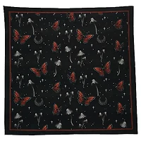 Skull Butterflies And Mushroom Bandana