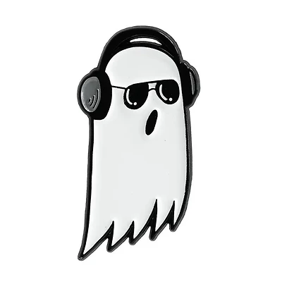Headphones Ghost Pin