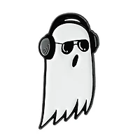 Headphones Ghost Pin