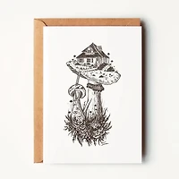 Mushroom House Ii Greeting Card