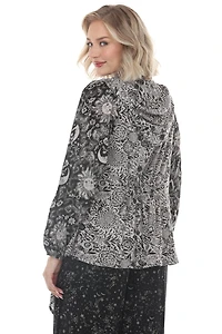 Romantic Celestial Flowy Hoodie