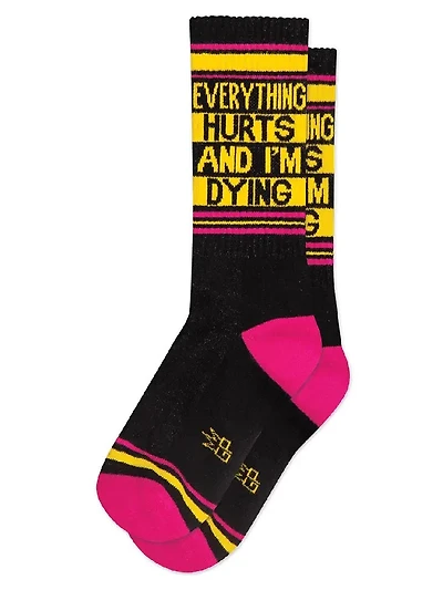 Everything Hurts And Im Dying Ribbed Socks