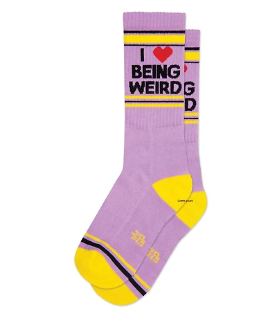 I Heart Being Weird Ribbed Socks