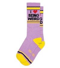 I Heart Being Weird Ribbed Socks