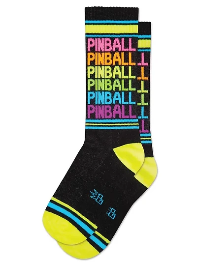 Pinball Gym Crew Socks