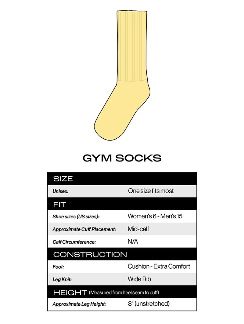 I Heart Heavy Metal Gym Crew Socks