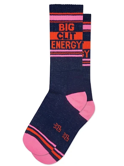 Big Clit Energy Gym Crew Socks