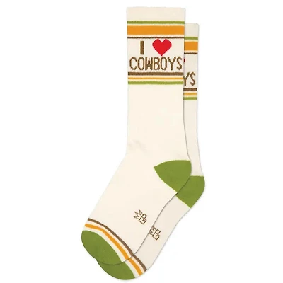 I ??  Cowboys Gym Crew Socks
