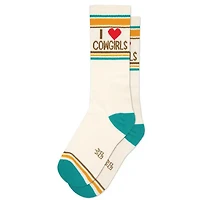 I ?? Cowgirls Gym Crew Socks