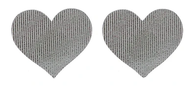 Silver Heart Pasties