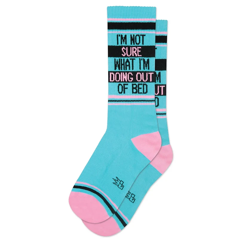 Not Sure What I'm Doing Out Of Bed Crew Socks