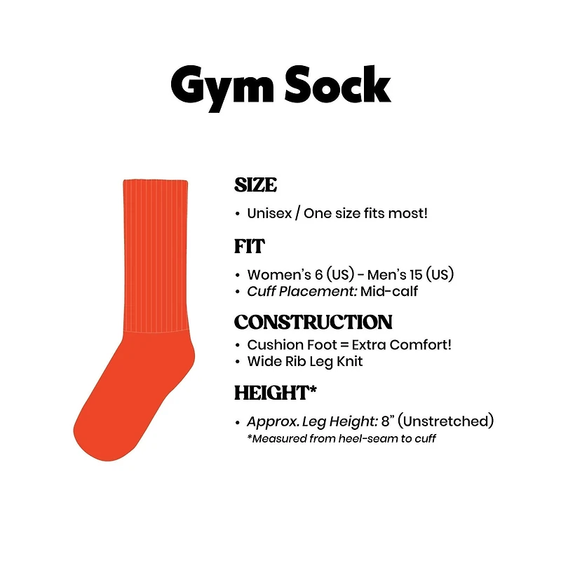 I ?? Hot Dogs Gym Crew Socks