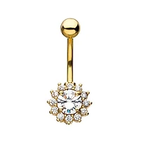 12 Jewel Petals And Large Center