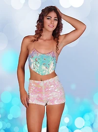 Top halter de hoja