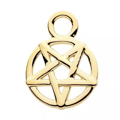 Pentagram Charm 14Kt Gold