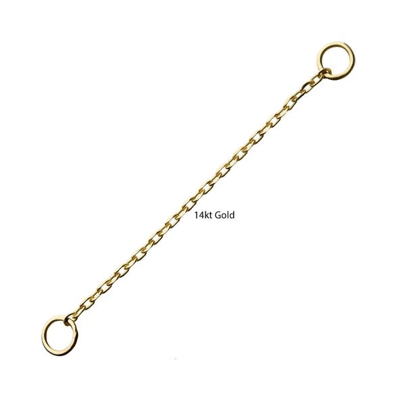 Rolo Chain 1 1/4" 14kt Gold