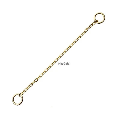 Rolo Chain 1 1/4" 14kt Gold