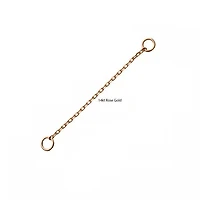 Nose Rolo Chain 7/8" 14kt Rosegold