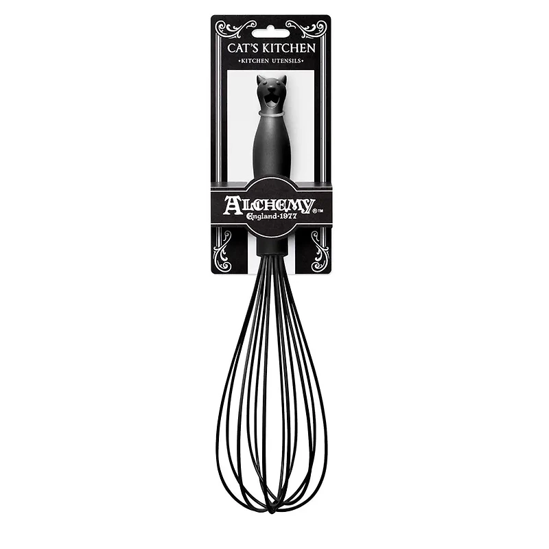 Gothic Kitchen Utensil Black Cat's Whisk