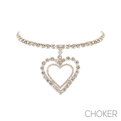 Double Heart Collar RS