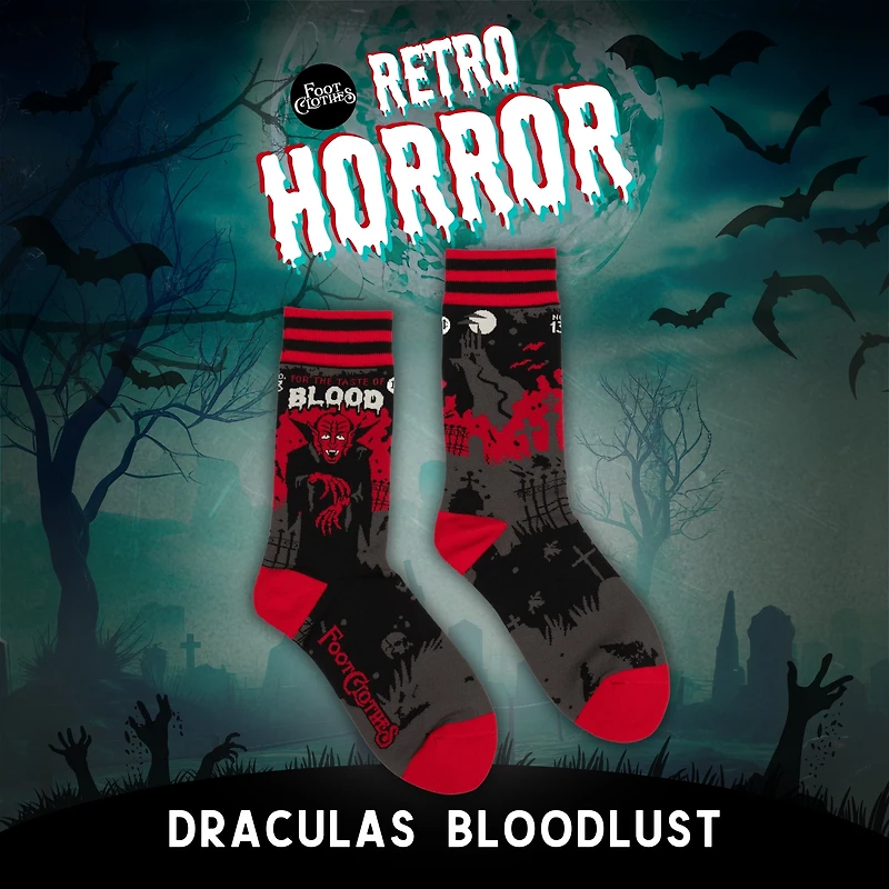 Draculas Bloodlust Crew Socks