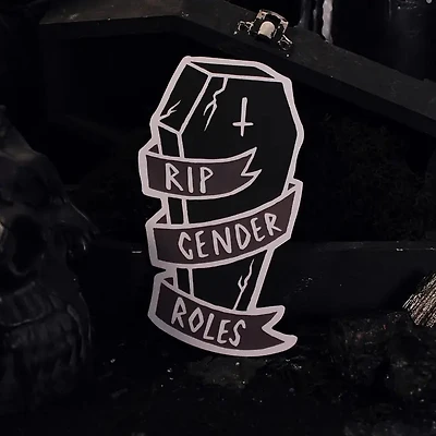 Rip Gender Roles Sticker