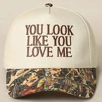 HOWDY DARLIN CAMO TRUCKER HAT