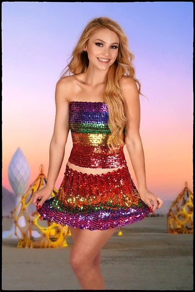 Sequin Skirt