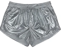 Metallic Drawstring Shorts