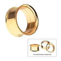 0G Double Flare 24kt Gold PVD Machinehead