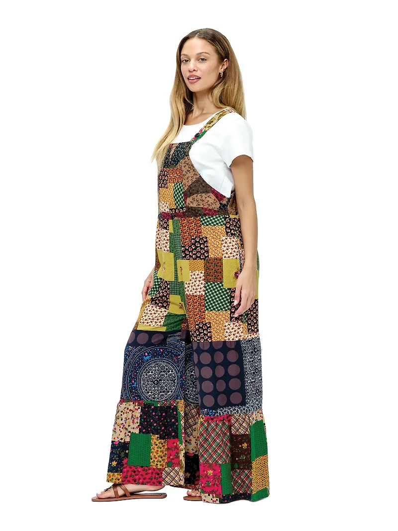 Overall Floral Patchwork Print