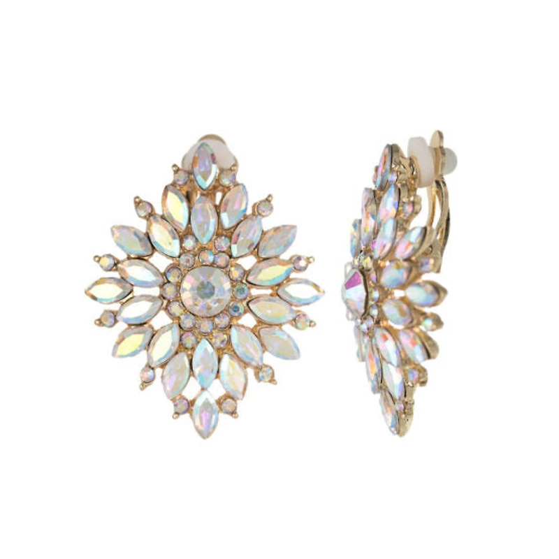 Teardrop Clip On Earrings