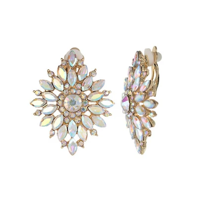 Teardrop Clip On Earrings