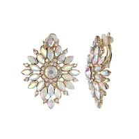 Teardrop Clip On Earrings