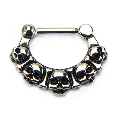 Skull Septum Clicker