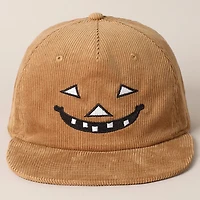 Halloween Jack O Lantern Face Embroidery Cap