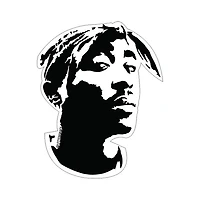 2 Pac Vinyl Sticker