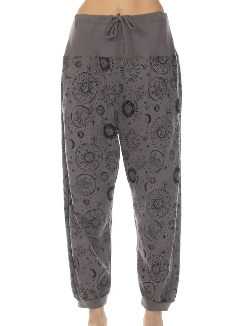 Celestial Cotton Jersey Lounge Pants