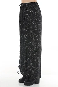 Celestial Flower Drawstring Pants