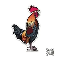Rooster Sticker.