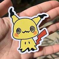 Mimikyu Inspired Vinyl Sticker