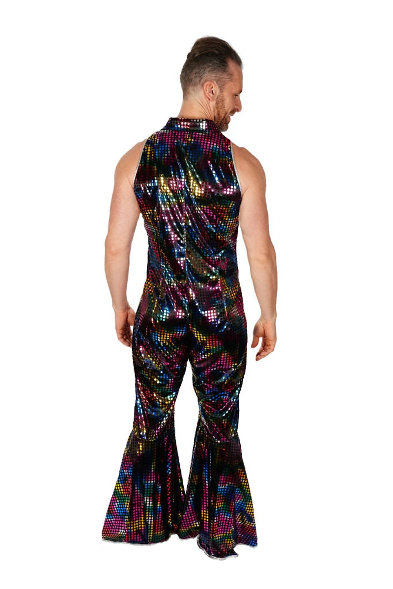 Rainbow Shiny Flair Jumpsuit