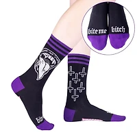 Bite Me Bitch Crew Socks