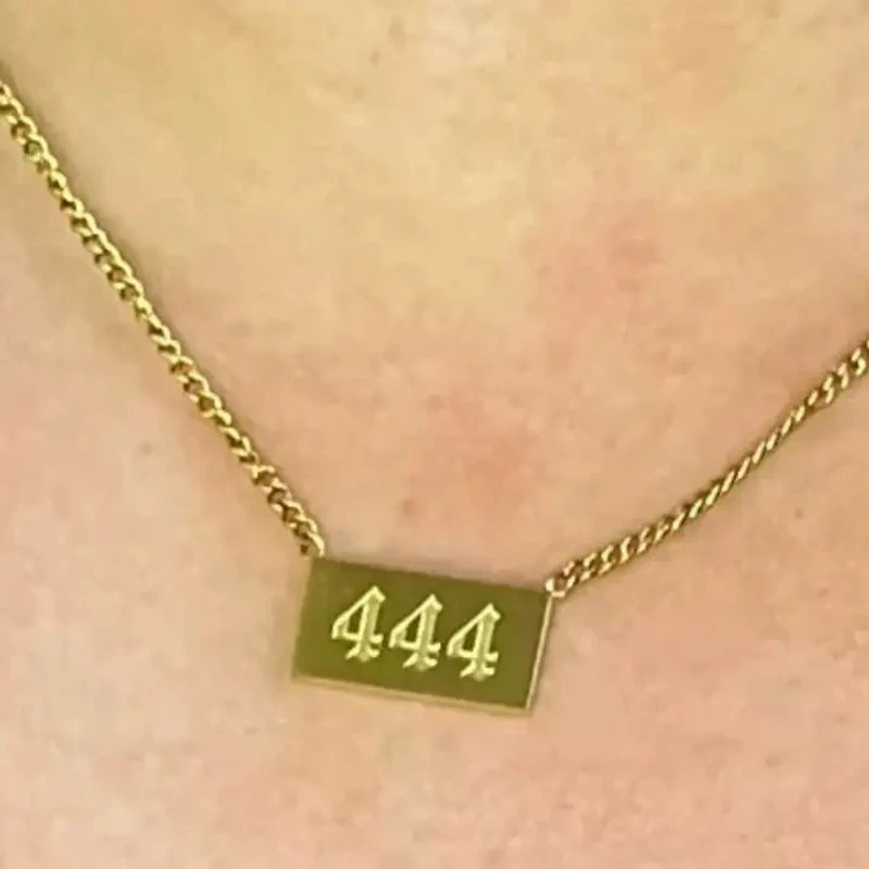 Angel Number Talisman Layering Necklace Waterproof