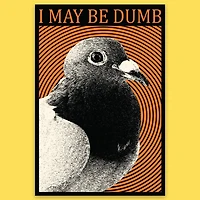 May Be Dumb Sticker