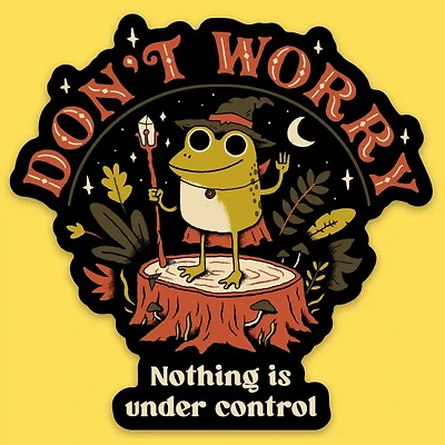 Don't Worry Sticker