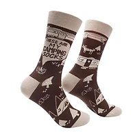 These Are My Camping Socks
