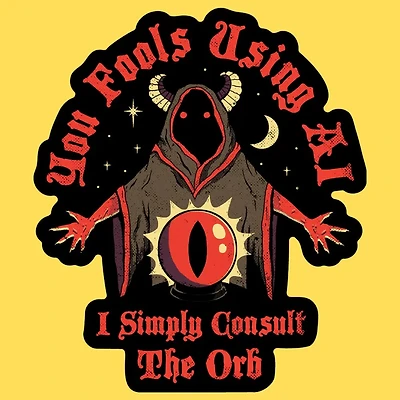 Consult The Orb Sticker